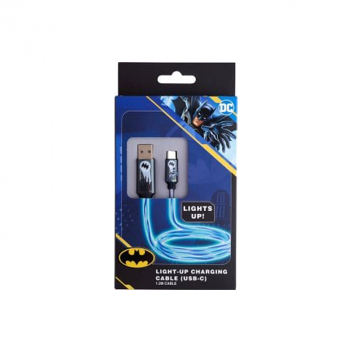 CABLU USB - TIP C ILUMINAT 1.2M MODEL BATMAN [3]