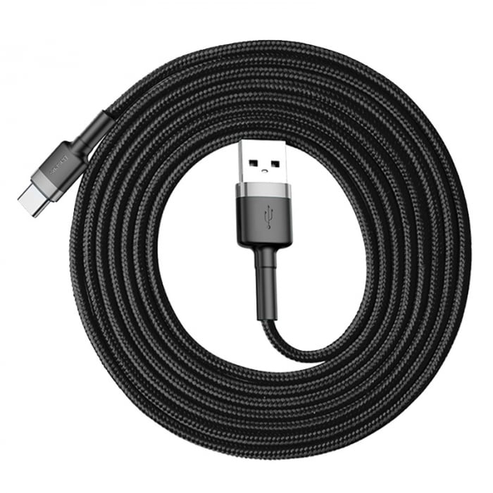 CABLU USB - USB-C 2A 2M BASEUS - GRI/NERGU [6]