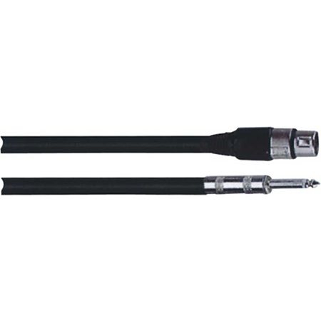 CABLU XLR-MAMA/JACK 6.35 TATA 6M NEGRU [1]