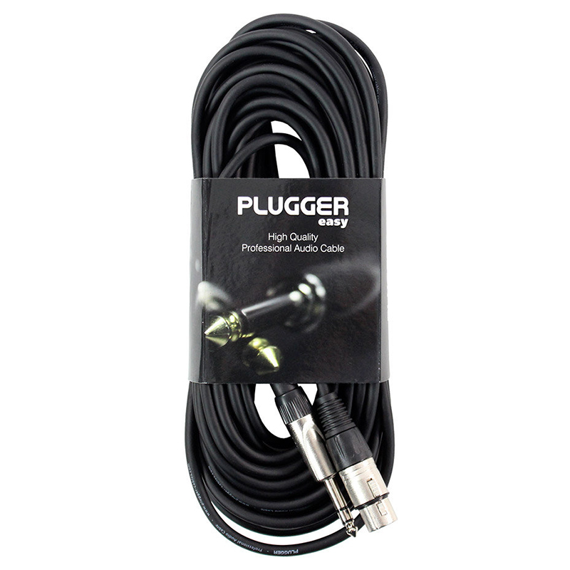 CABLU XLR MAMA - JACK 6.35 TATA STEREO 15M [3]