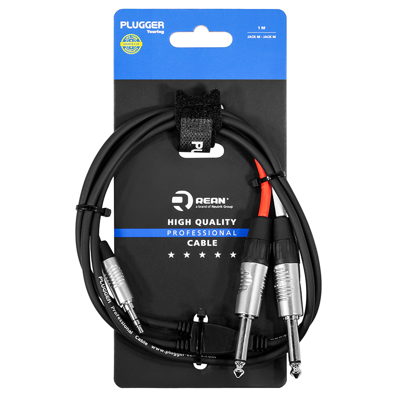 CABLU Y JACK TATA 3.5M STEREO - 2X JACK 6.35MM MONO 1M [3]