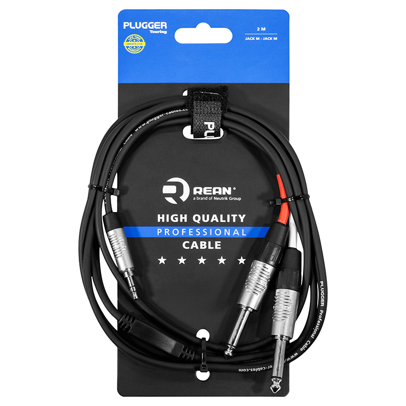 CABLU Y JACK TATA 3.5M STEREO - 2X JACK 6.35MM MONO 2M [3]