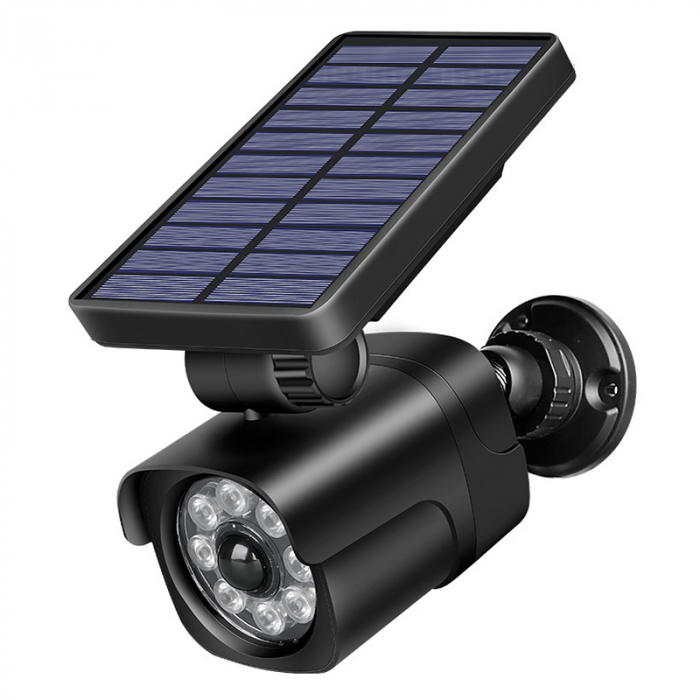 CAMERA FALSA CU SENZOR DE MISCARE LED 4W INCARCARE SOLARA [3]