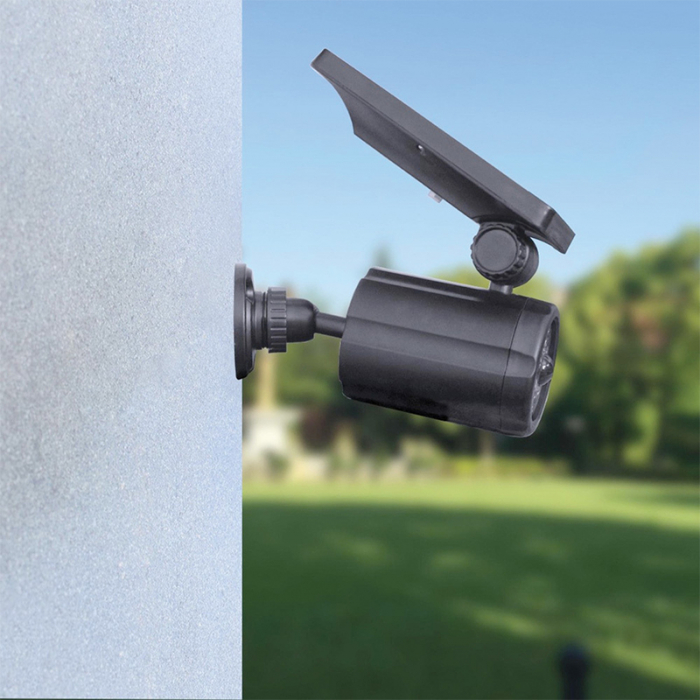 CAMERA FALSA CU SENZOR DE MISCARE LED 4W INCARCARE SOLARA [5]