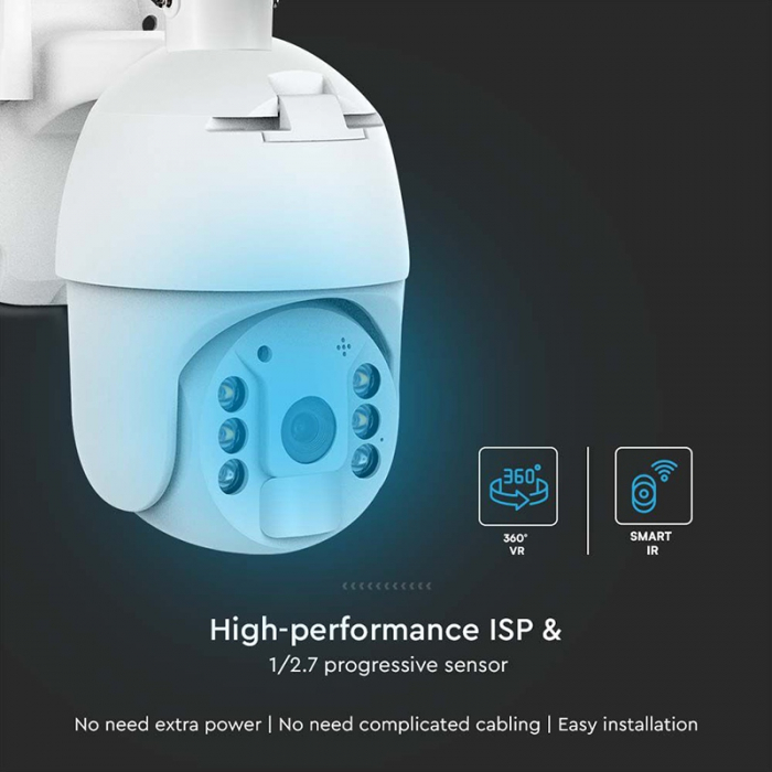 CAMERA HD SOLARA SMART WIFI - ALB [15]