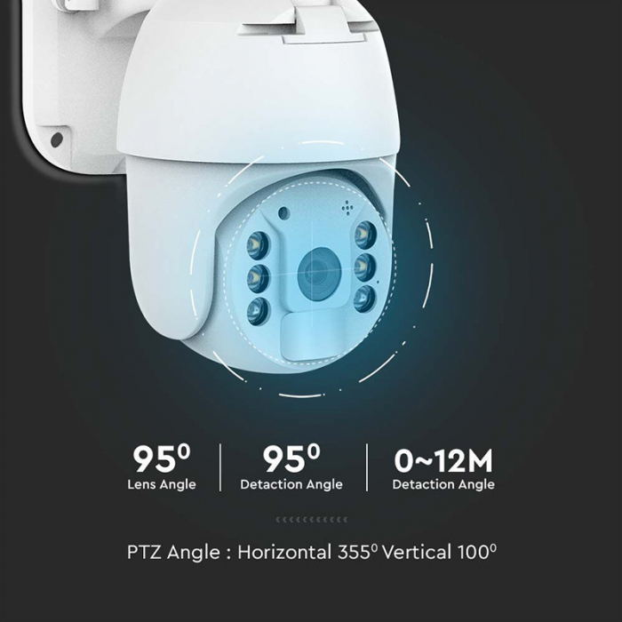 CAMERA HD SOLARA SMART WIFI - ALB [11]