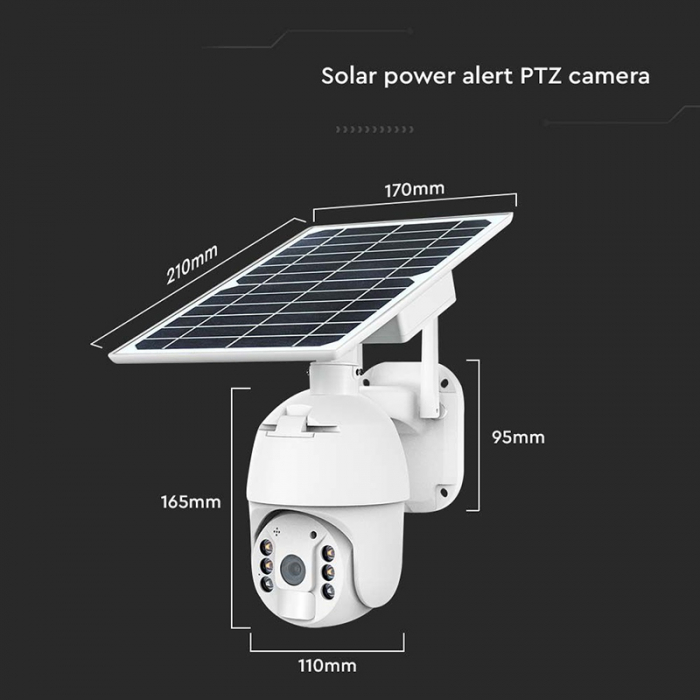 CAMERA HD SOLARA SMART WIFI - ALB [9]