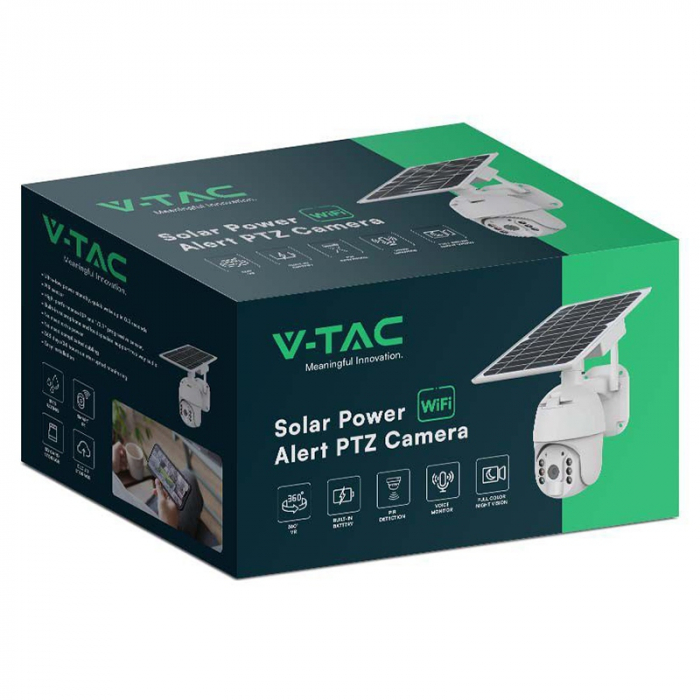 CAMERA HD SOLARA SMART WIFI - ALB [8]