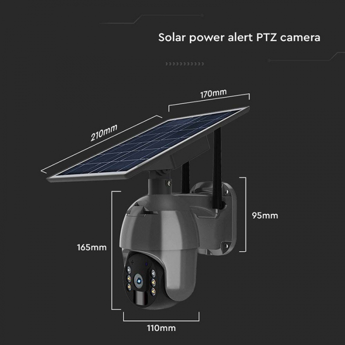 CAMERA HD SOLARA SMART WIFI - NEGRU [9]