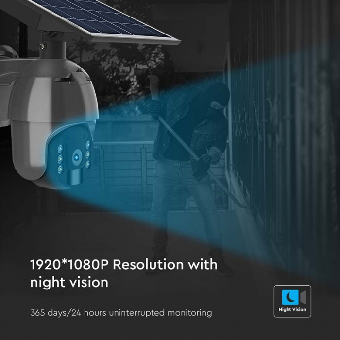 CAMERA HD SOLARA SMART WIFI - NEGRU [12]