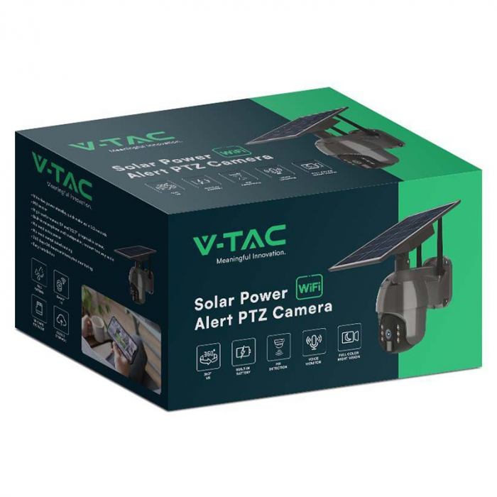 CAMERA HD SOLARA SMART WIFI - NEGRU [8]