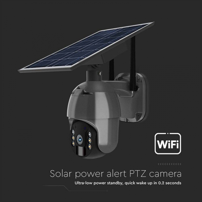 CAMERA HD SOLARA SMART WIFI - NEGRU [10]