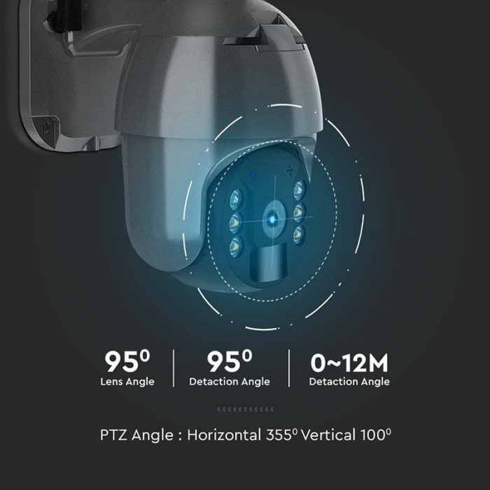 CAMERA HD SOLARA SMART WIFI - NEGRU [11]