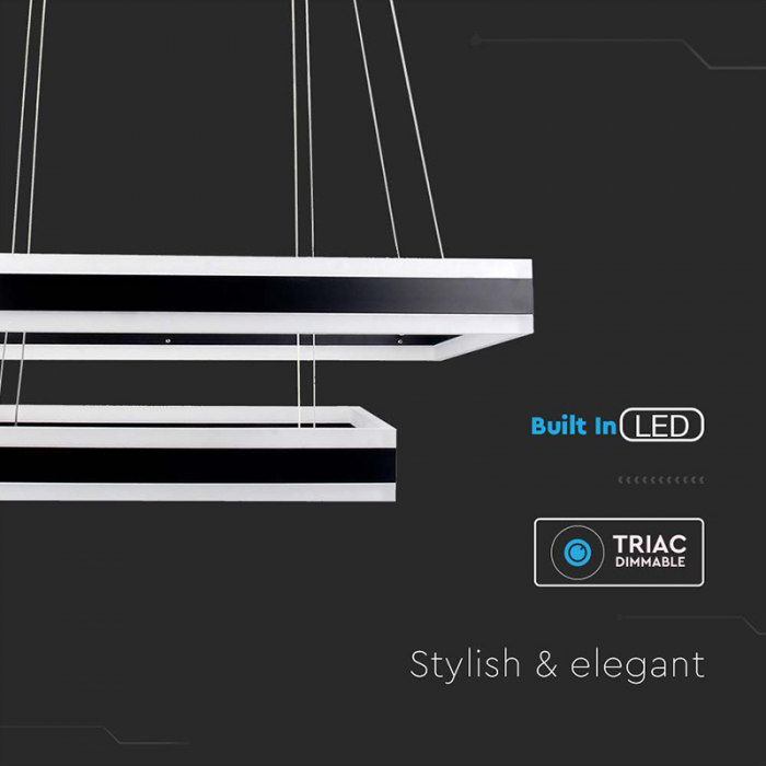 Candelabru LED 113W dimabil 3000K - negru [5]