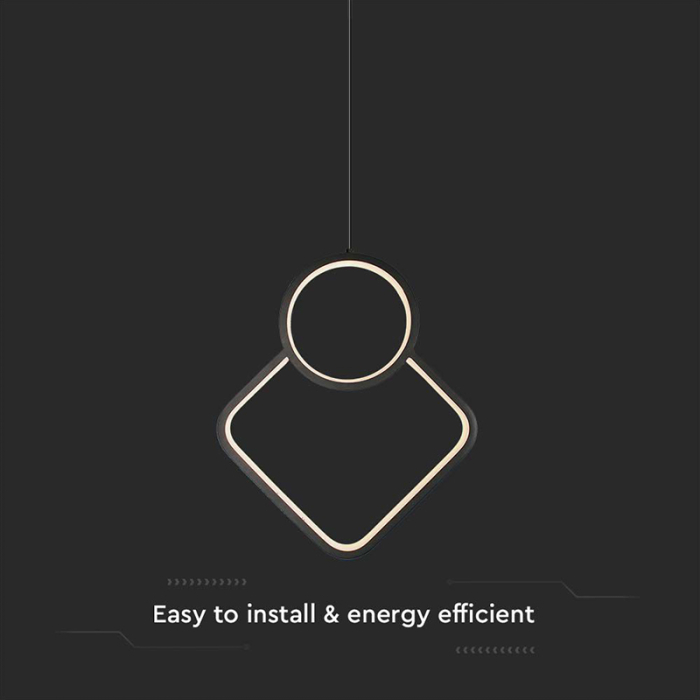 CANDELABRU LED 12W 3000K - NEGRU [4]