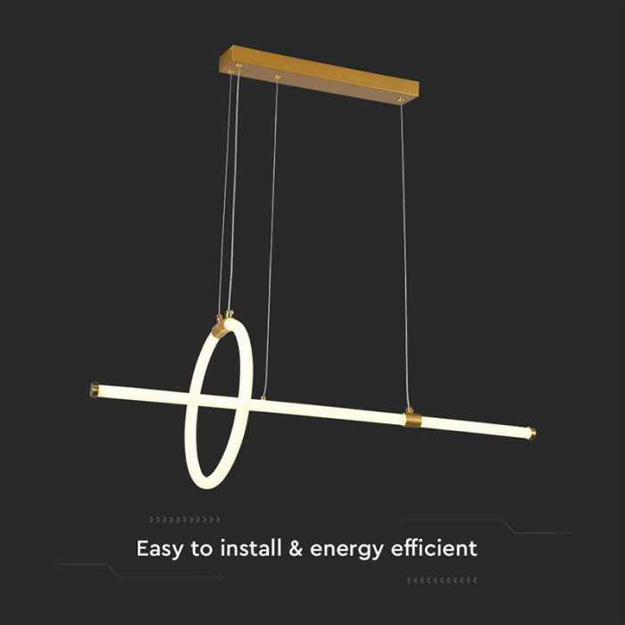 CANDELABRU LED 16W 3000K, Alb Cald, 86X100CM - AURIU,  V-TAC 8023 [4]