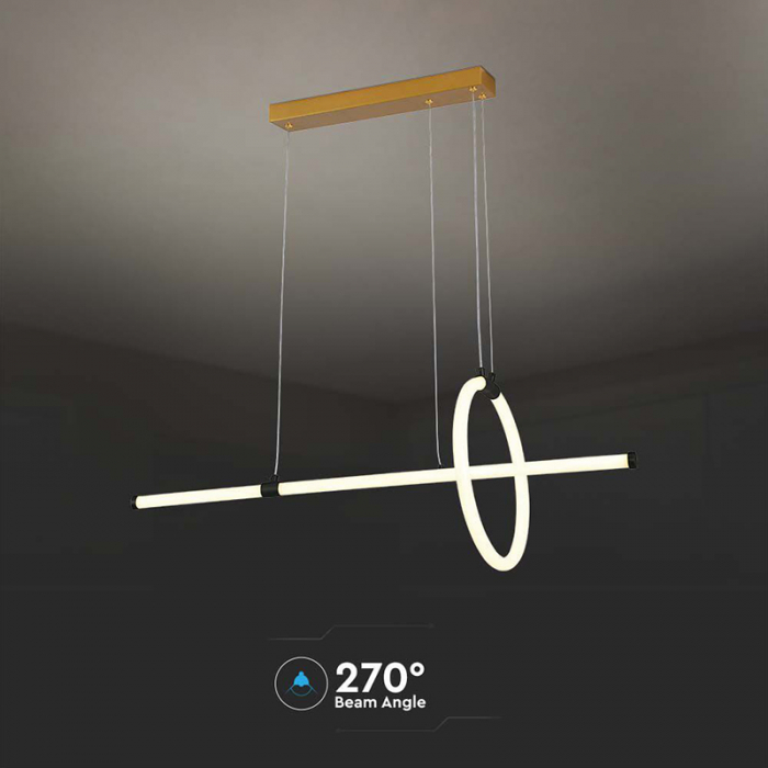 Candelabru LED 16W 3000K 86x100cm - negru [6]