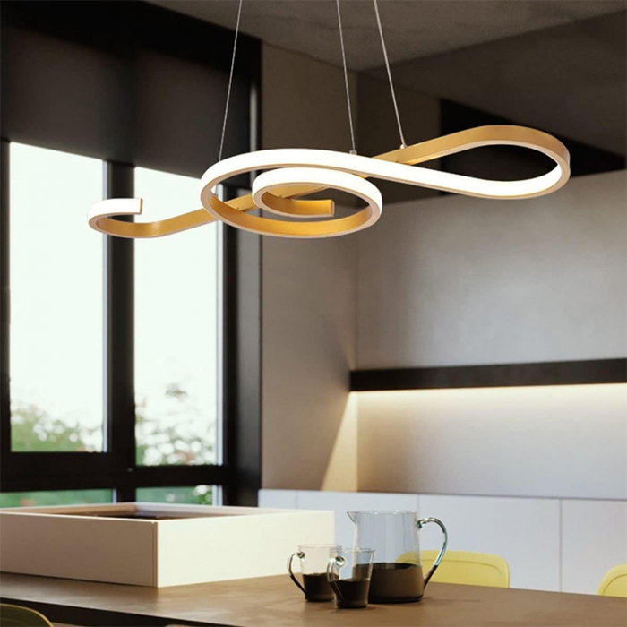 Candelabru LED 18W 3000K 70x100cm - auriu [3]