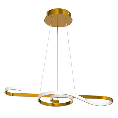Candelabru LED 18W 3000K 70x100cm - auriu [1]