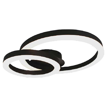 Candelabru LED 20W 3000K 45x10.5cm - negru [1]