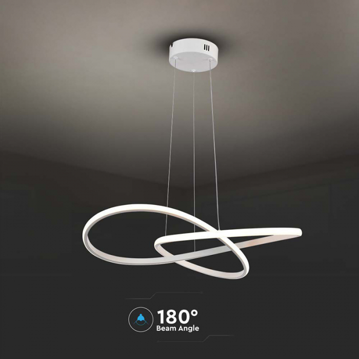CANDELABRU LED 20W 3000K 50X100CM - ALB [6]