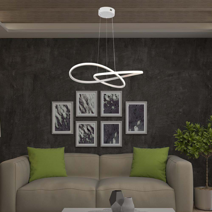 CANDELABRU LED 20W 3000K 50X100CM - ALB [8]