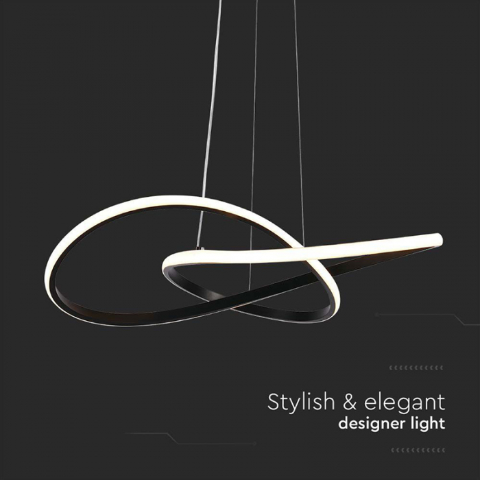 Candelabru LED 20W 3000K 50x100cm - negru [5]