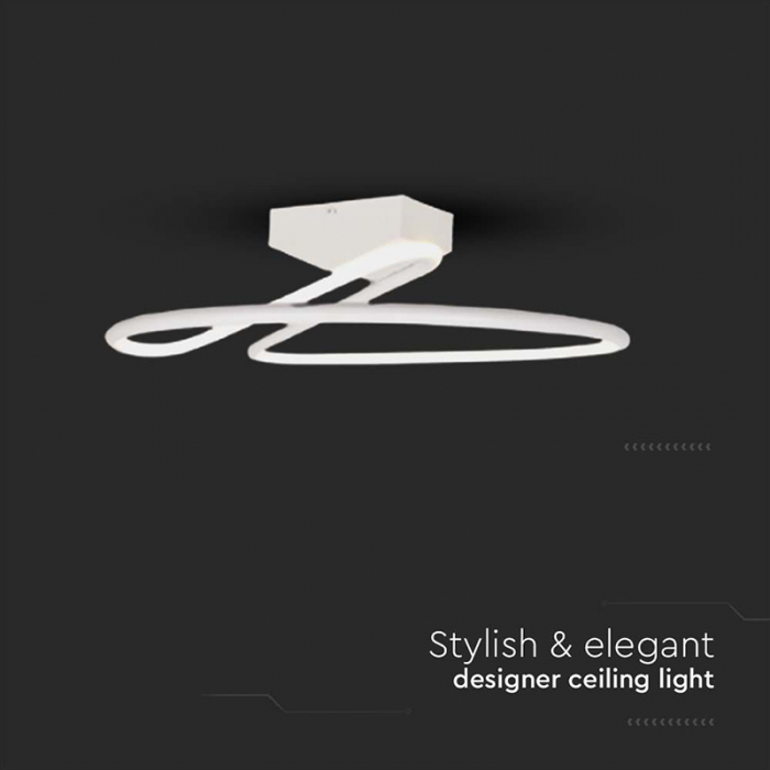 Candelabru LED 20W 4000K 25x13cm - alb [5]