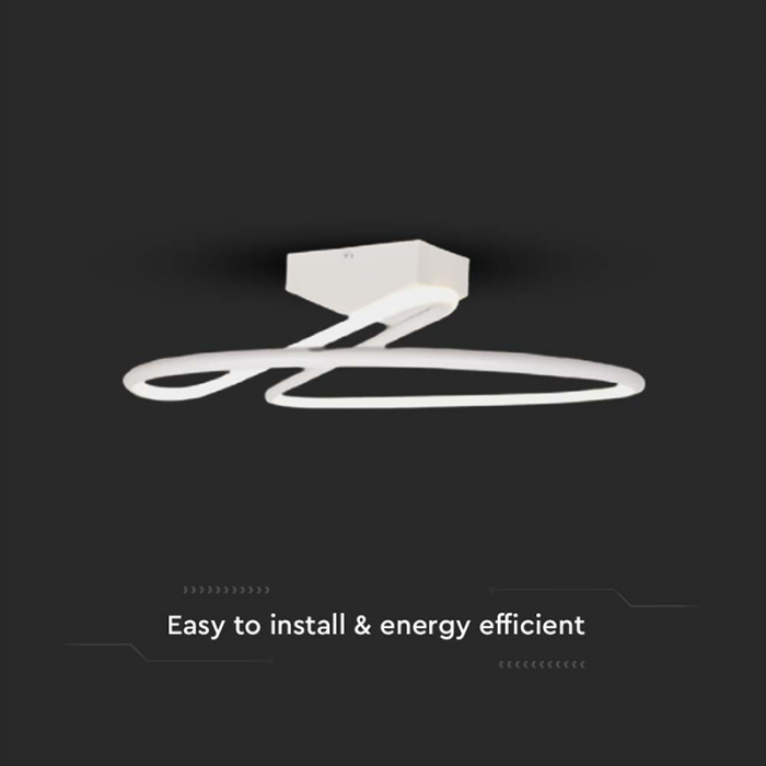 Candelabru LED 20W 4000K 25x13cm - alb [4]