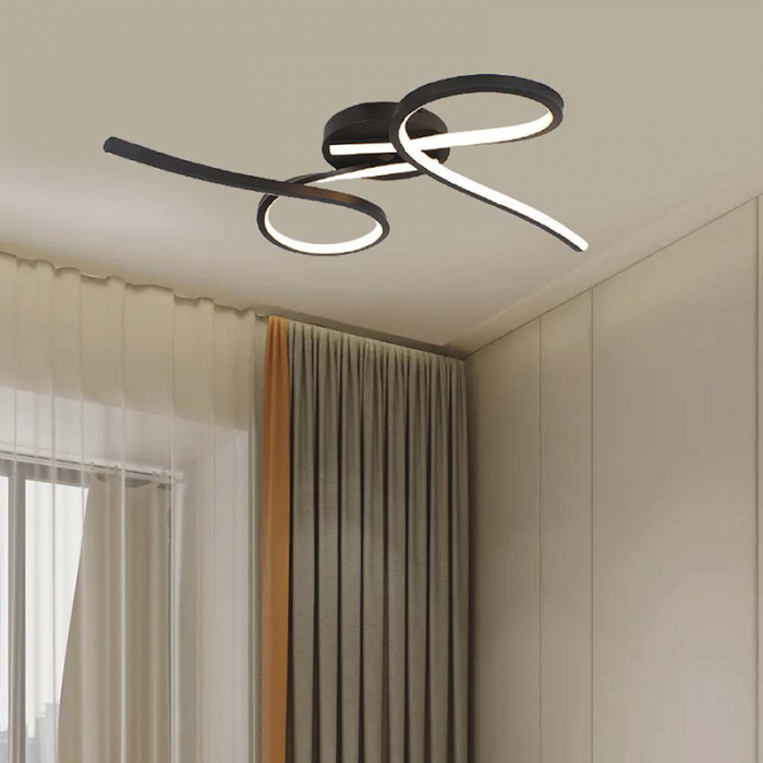 Candelabru LED 24W 3000K 61x12cm - negru [7]