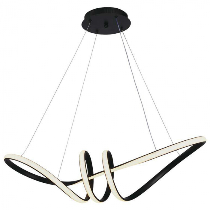 Candelabru LED 24W 3000K 72x30x100cm - negru [2]