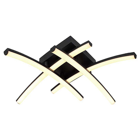Candelabru LED 24W 3000K - negru [1]
