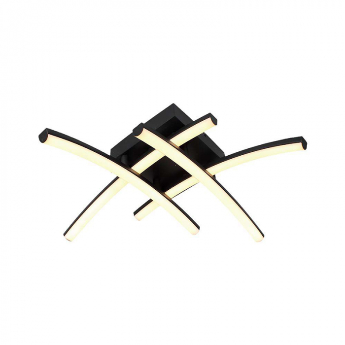 Candelabru LED 24W 3000K - negru [2]