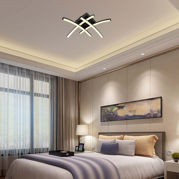 Candelabru LED 24W 3000K - negru [6]