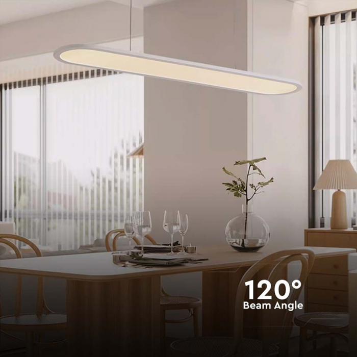Candelabru LED 24W 80x100cm 4000K - alb [6]