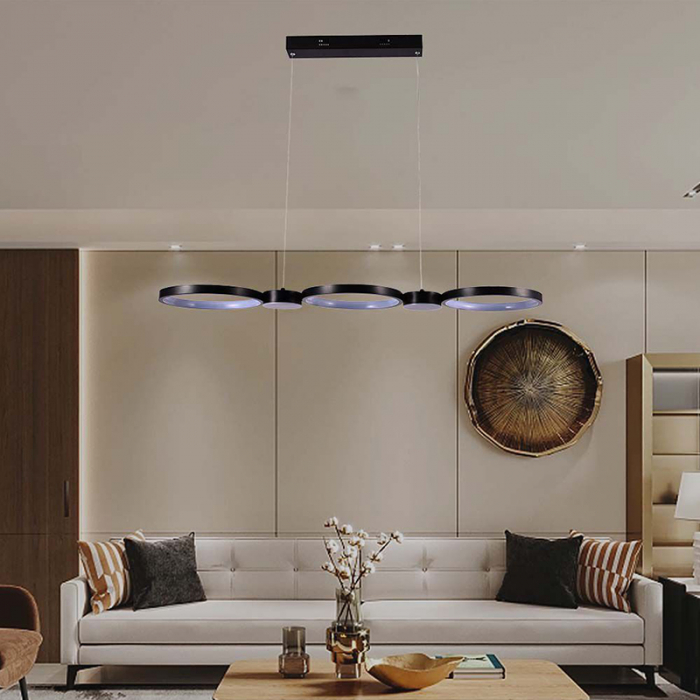 CANDELABRU LED 38W 4000K 95X100CM - NEGRU [8]