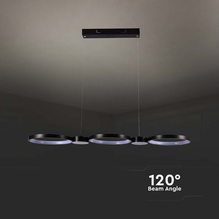 CANDELABRU LED 38W 4000K 95X100CM - NEGRU [6]