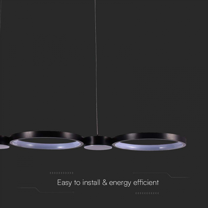 CANDELABRU LED 38W 4000K 95X100CM - NEGRU [4]