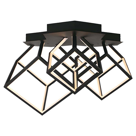 Candelabru LED 46W 3000K 64.5x55x42cm - negru [1]