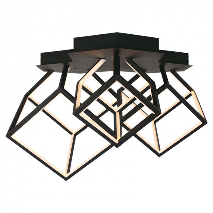 Candelabru LED 46W 3000K 64.5x55x42cm - negru [2]