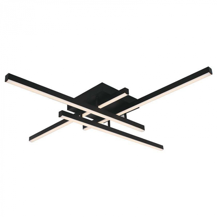 Candelabru LED dimabil 38W 3000K 85x85x10.5cm - negru [2]