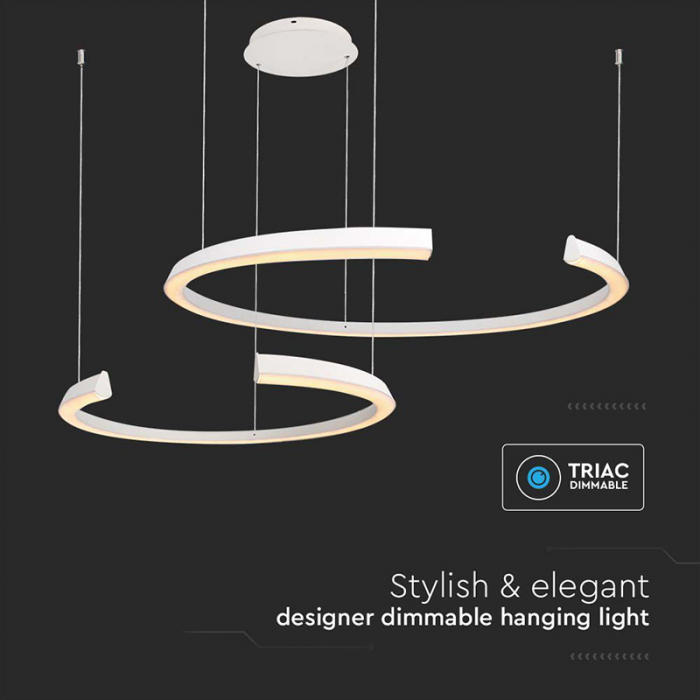 CANDELABRU LED DIMABIL 50W 3000K 110X80X120CM - ALB [5]