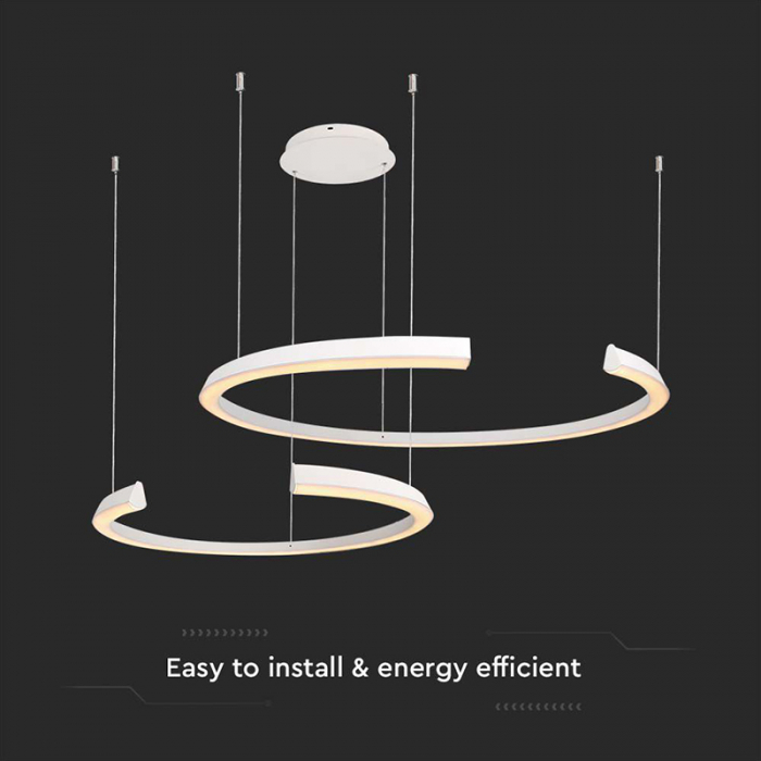 CANDELABRU LED DIMABIL 50W 3000K 110X80X120CM - ALB [4]