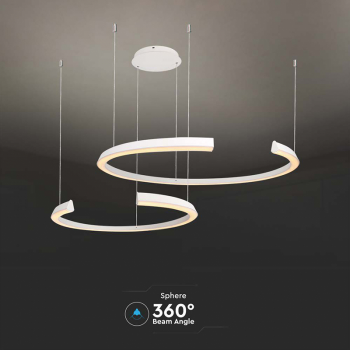 CANDELABRU LED DIMABIL 50W 4000K 110X80X120CM - ALB [6]