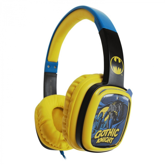 CASCA BLUETOOTH MODEL BATMAN - NEGRU/ALBASTRU [2]