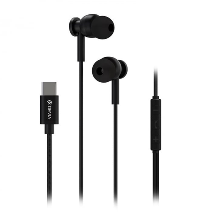 CASCA STEREO 1.2M CU MUFA TIP C - NEGRU [2]