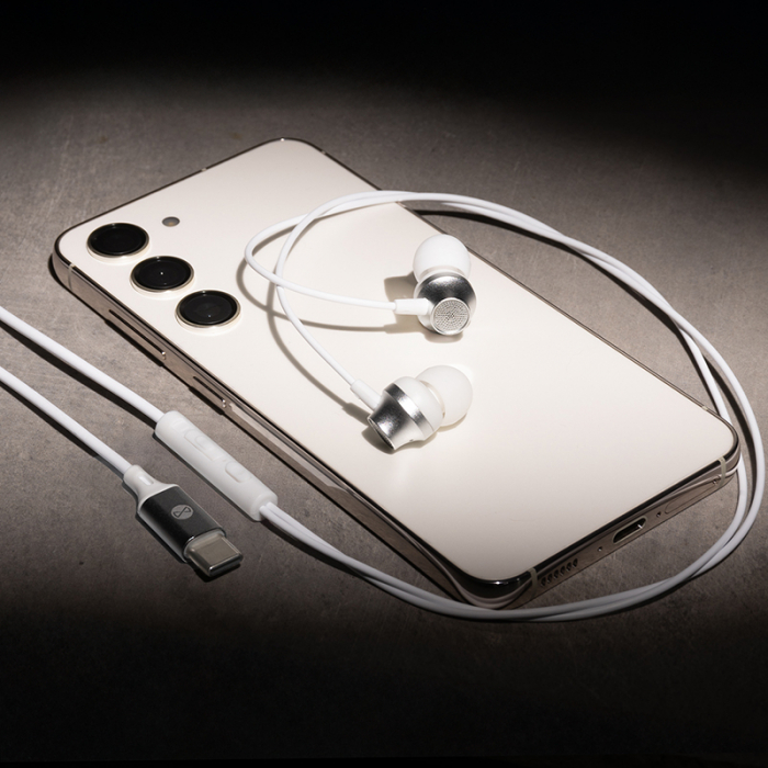 CASCA STEREO CU MUFA TIP C - ALB [4]