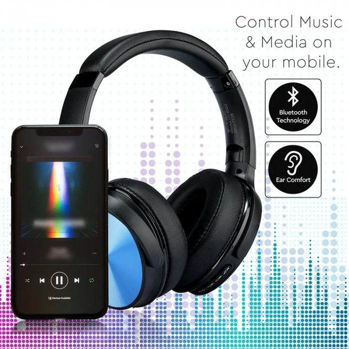 CASCA WIRELESS BLUETOOTH - ALBASTRU [8]
