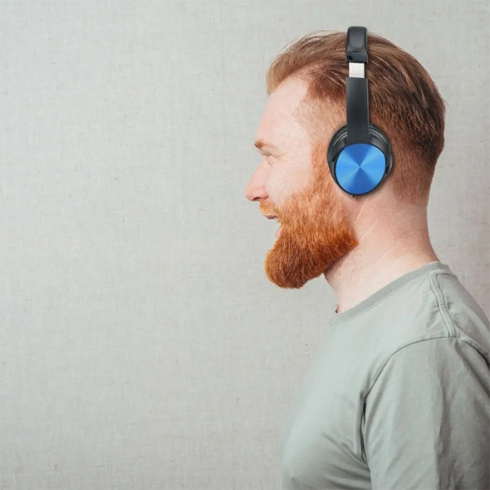 CASCA WIRELESS BLUETOOTH - ALBASTRU [3]