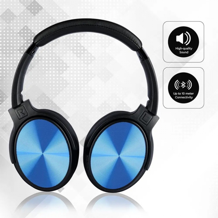 CASCA WIRELESS BLUETOOTH - ALBASTRU [10]